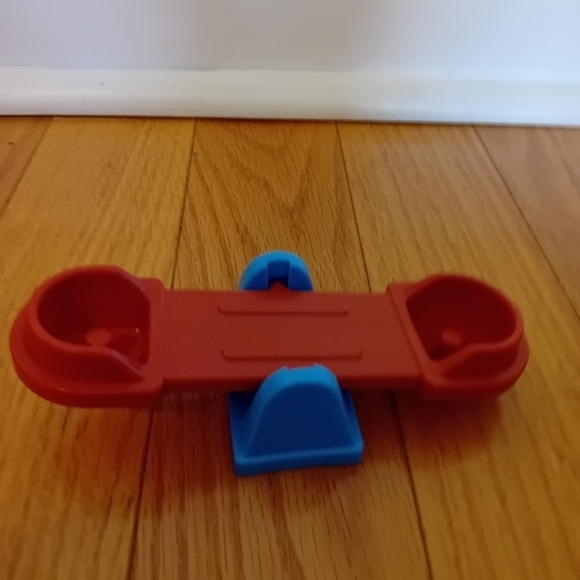 Vtg 90s Lyons Group Barney & Friends Barney's Schoolhouse Acc Bus, Seesaw Slide - Picture 7 of 11